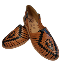 Load image into Gallery viewer, Diamante Negro Women Leather Huarache