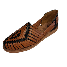 Load image into Gallery viewer, Diamante Negro Women Leather Huarache