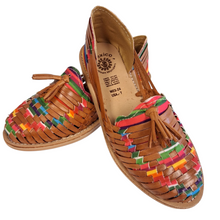 Load image into Gallery viewer, Fiesta Women Leather Huarache