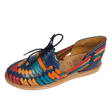Load image into Gallery viewer, Laced Rainbow Women Leather Huarache