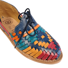 Load image into Gallery viewer, Laced Rainbow Women Leather Huarache