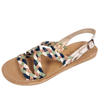 Load image into Gallery viewer, La Santa Women Leather Huarache