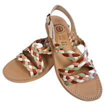 Load image into Gallery viewer, La Santa Women Leather Huarache