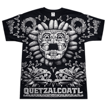 Load image into Gallery viewer, Quetzalcoatl Aztec Graphic Back/White