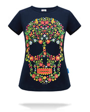 Load image into Gallery viewer, Calavera Floral Women&#39;s T-shirt
