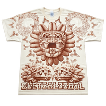 Load image into Gallery viewer, Quetzalcoatl Aztec Graphic Cream/Brown
