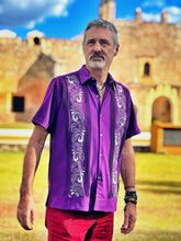 Load image into Gallery viewer, Guayabera Carlo Magno Purple
