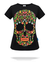 Load image into Gallery viewer, Calavera Floral Women&#39;s T-shirt
