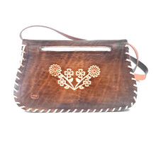Load image into Gallery viewer, Eden Engraved Cow-Hide Brown Crossbody
